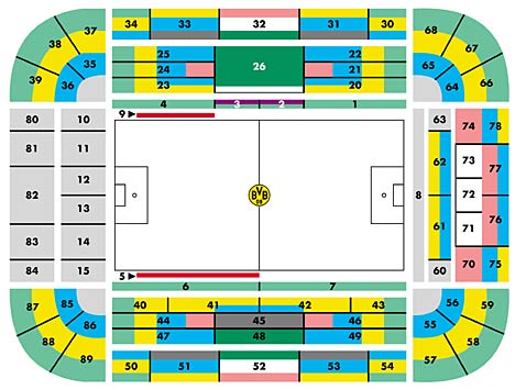 Signal Iduna Park Block 61 Signal Iduna Park Block 61